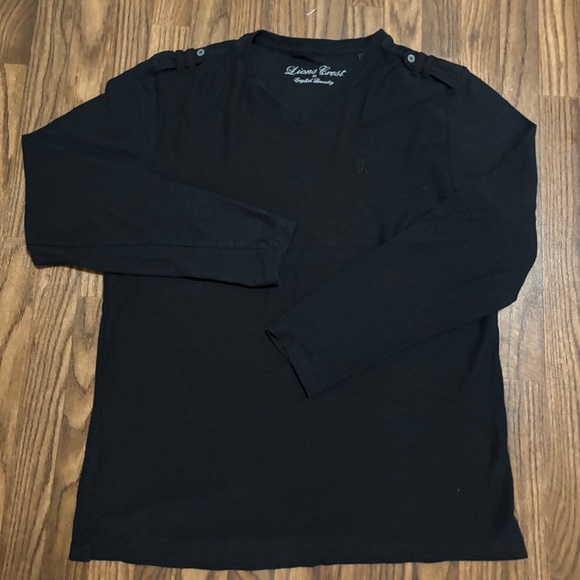Lions Crest *Mens Black Long Sleeve * Size XL - Picture 1 of 8